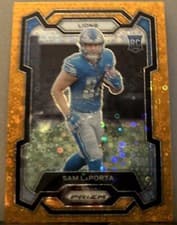 Sam LaPorta 2023 Panini Prizm card