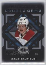 Cole Caufield 2021 Upper Deck Black Diamond Rookie Gems card