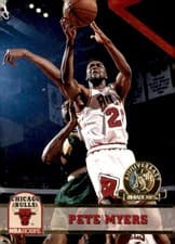 Pete Myers 1993-94 Hoops Base Set card