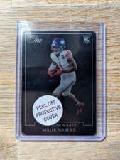 2024 Panini One Blank Slate Metal Malik Nabers #5 card