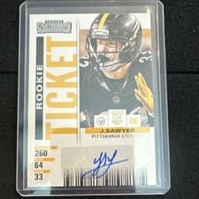 2026 2025 Panini Select Contenders Rookie Ticket Jack Sawyer #35