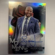 2024 Finest Moments Autographs Andruw Jones #FMA-AJO card