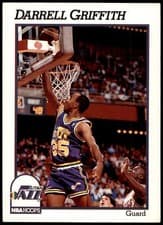 Darrell Griffith 1991-92 Hoops Base Set card