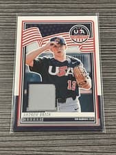 2025 Panini Stars & Stripes USA Materials Andrew Brech #USA-AB card
