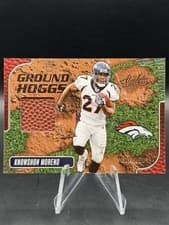 Knowshon Moreno 2024 Panini Absolute Ground Hoggs Materials card