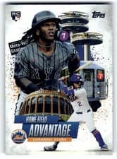 2025 Topps Home Field Advantage Luisangel Acuña #HA-31 card