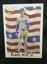 Bobby Witt Jr. 2025 Topps Archives Cyberstats card