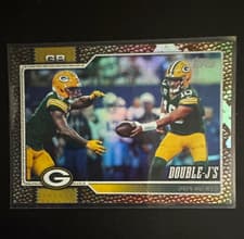 Jordan Love / Jayden Reed 2024 Donruss Production Line card