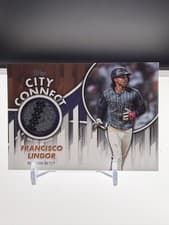 Francisco Lindor 2026 Topps City Connect Swatch Collection card