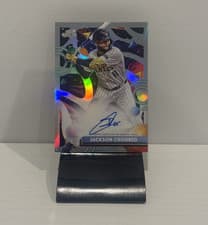 Jackson Chourio 2025 Topps Cosmic Chrome Cosmic Chrome Autographs card