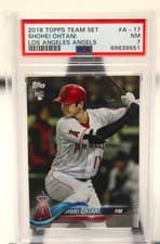2018 Topps Team Set Los Angeles Angels Shohei Ohtani #A-17