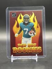 Brian Thomas Jr. 2024 Donruss Red Hot Rookies card