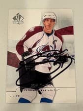 Joe Sakic 2008 SP Authentic card