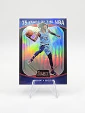 Ja Morant 2021 Panini Select 75 Years of the NBA card