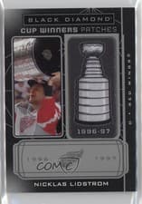 Nicklas Lidstrom 2021 Upper Deck Black Diamond Cup Winners card