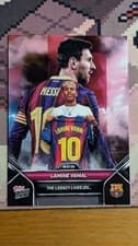 Lamine Yamal / Lionel Messi 2025 Topps Now card