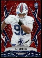 T.J. Sanders 2025 Panini Phoenix card