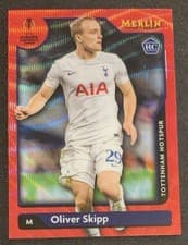 Oliver Skipp 2021 Topps Merlin Chrome UEFA card