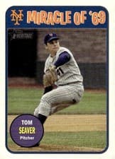 Tom Seaver 2018 Topps Heritage Miracle of '69 card