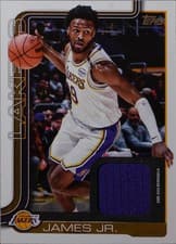 2025-26 Topps Flagship Real One Relics Bronny James Jr. #FRO-BJJ card