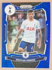 Cristian Romero 2021 Panini Prizm Premier League card