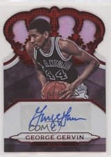 George Gervin 2018 Panini Crown Royale Crown Autographs card