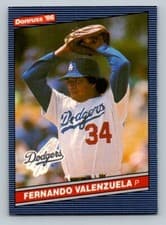 Fernando Valenzuela 1986 Donruss card