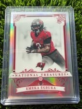 2025 Panini National Treasures Premium Emeka Egbuka #94 card