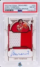 Amen Thompson 2023-24 Panini National Treasures card