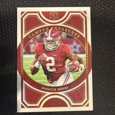 Derrick Henry 2025 Panini National Treasures Collegiate Campus Treasures card