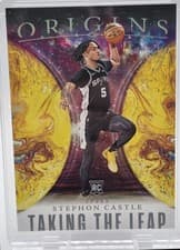 2024-25 Panini Origins Taking the Leap Set Stephon Castle #2 card
