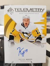 2024-25 SP Authentic Telemetry Autographs Kevin Hayes #T-KH card
