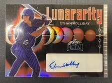 Ethan Holliday 2024 Leaf Metal Lunararity card