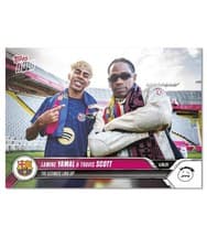 2025 Topps Now Lamine Yamal / Travis Scott #1