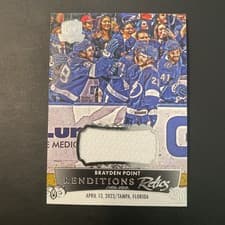 Brayden Point 2024-25 Upper Deck The Cup Rendition Relics card
