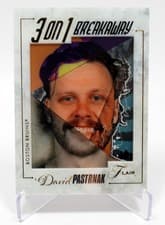 2025-26 Flair 3-on-1 Breakaway David Pastrnak #BW-1 card