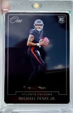 2024 Panini One Blank Slate Metal Michael Penix Jr. #9 card