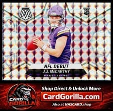 J.J. McCarthy 2024 Panini Mosaic card