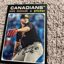 2020 Topps Heritage Minor League Alek Manoah #68