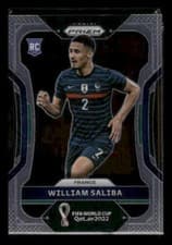 William Saliba 2022 Panini Prizm World Cup card