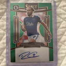 2024 2023 Panini Select Premier League Signatures Dominic Calvert-Lewin #S-DCL
