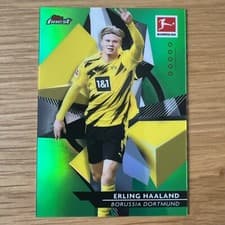 Erling Haaland 2020 Topps Finest Bundesliga card