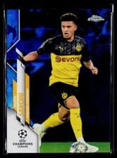 Jadon Sancho 2019 Topps Chrome UEFA Champions League Sapphire card