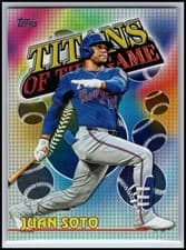 Juan Soto 2026 Topps Titans Of The Game card