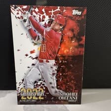 Shohei Ohtani 2023 Topps 2022 Greatest Hits card