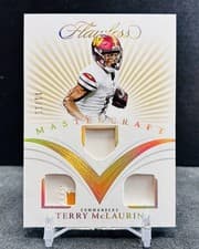2025 Panini Flawless Mastercraft Terry McLaurin #15 card
