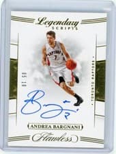 Andrea Bargnani 2019 Panini Flawless Legendary Scripts card