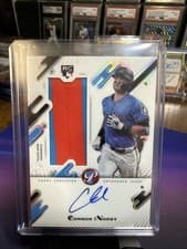 2025 Topps Pristine Rookie Jumbo Autograph Relics Connor Norby #RJAR-CN card