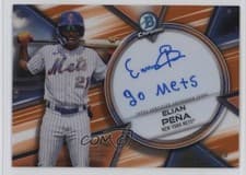 2025 Bowman Chrome Prime Chrome Signatures Elian Peña #PCS-EP card