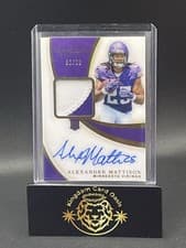 2019 Panini Immaculate Collection Alexander Mattison #130